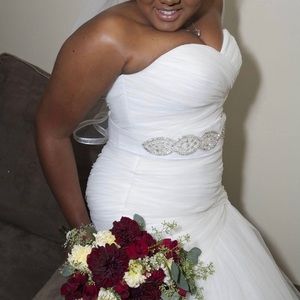 Mari Lee by Madeline Gardner & Handmade Veil Dress